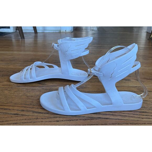 Ancient Greek Sandals White Wing Hermes Sandals Shoes   Women's Size EU 37 US 6 - Picture 5 of 9